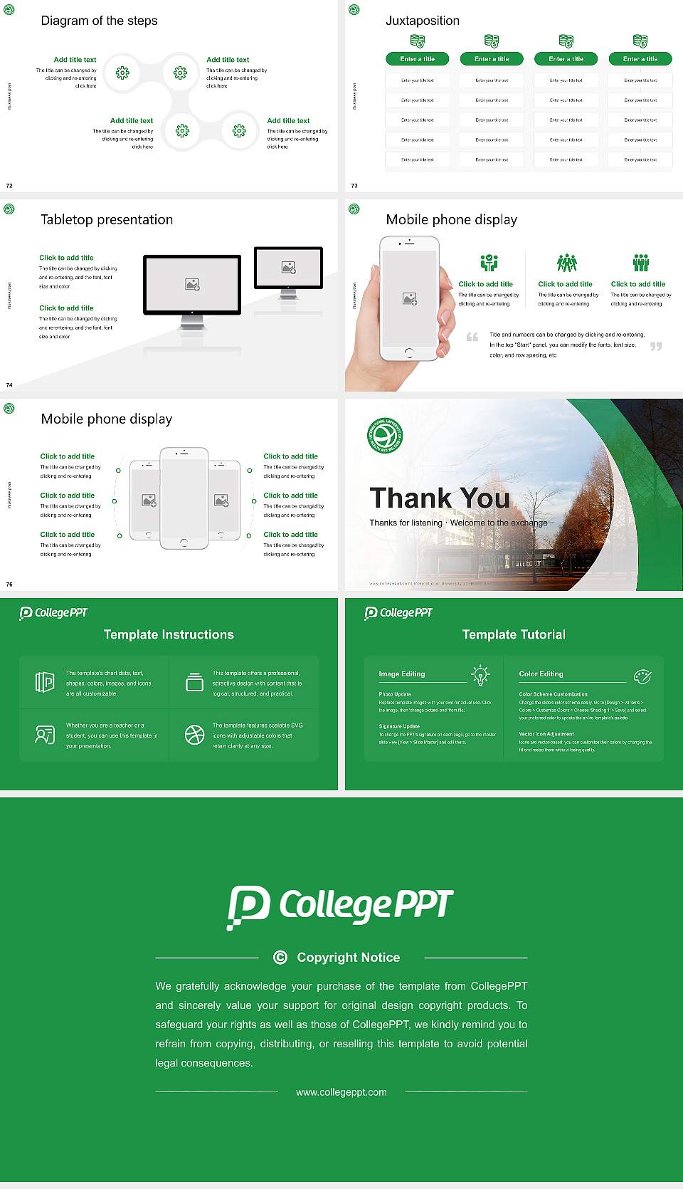 International University of Health And Welfare Competition/Entrepreneurship Contest PPT Template16:9 ratio PPT effect preview image9