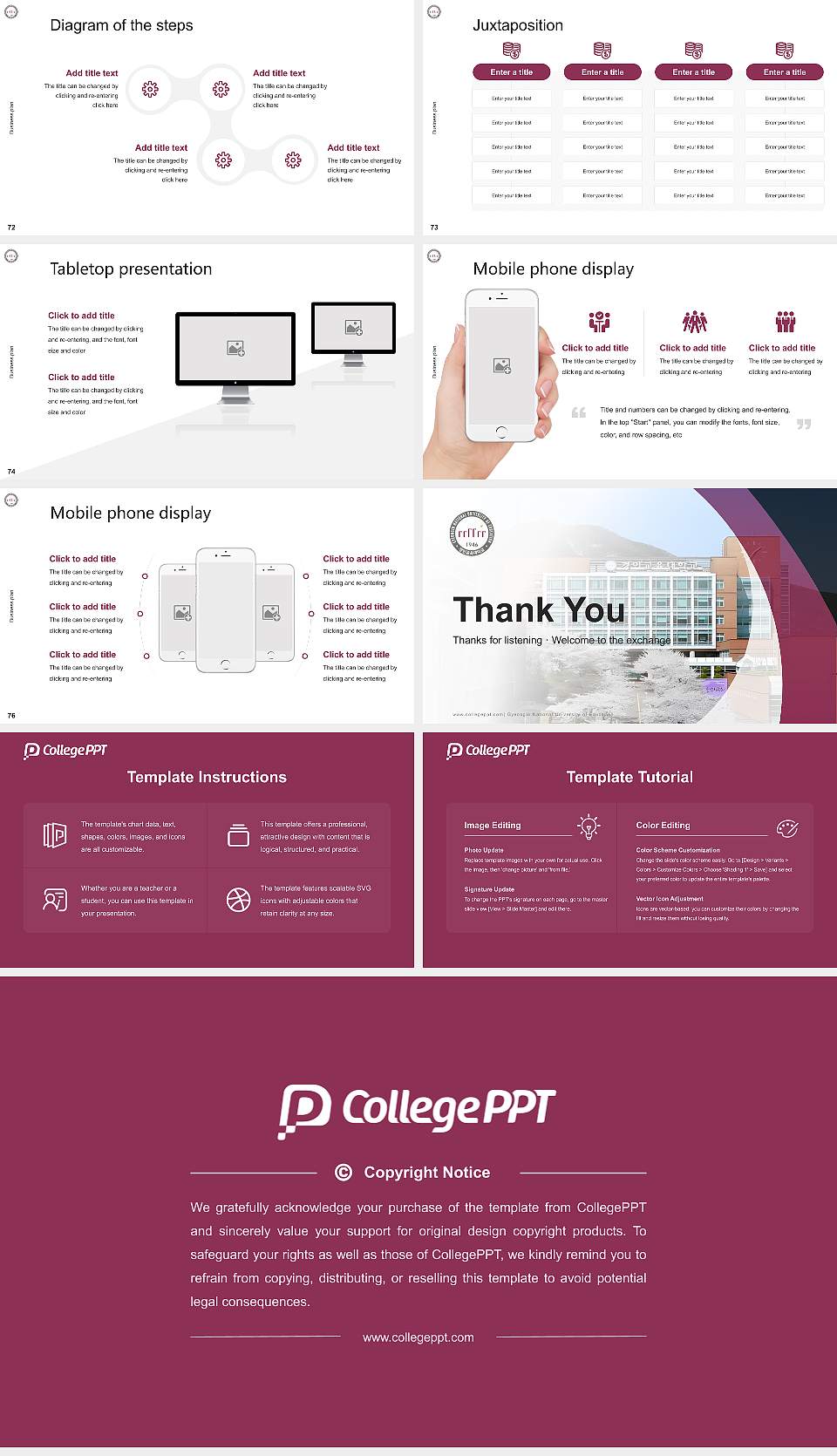 Gyeongin National University of Education Competition/Entrepreneurship Contest PPT Template16:9 ratio PPT effect preview image9