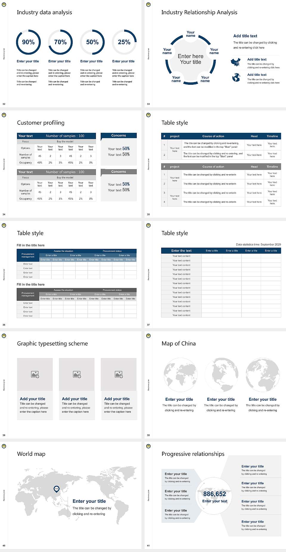 Cha University Competition/Entrepreneurship Contest PPT Template4:3 ratio PPT effect preview image5