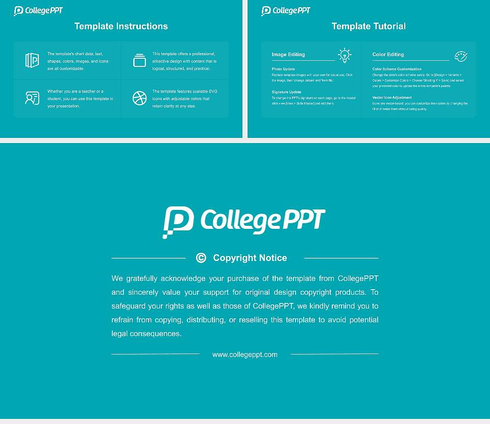 Inje University Course/Courseware Creation PPT Template16:9 ratio PPT effect preview image5