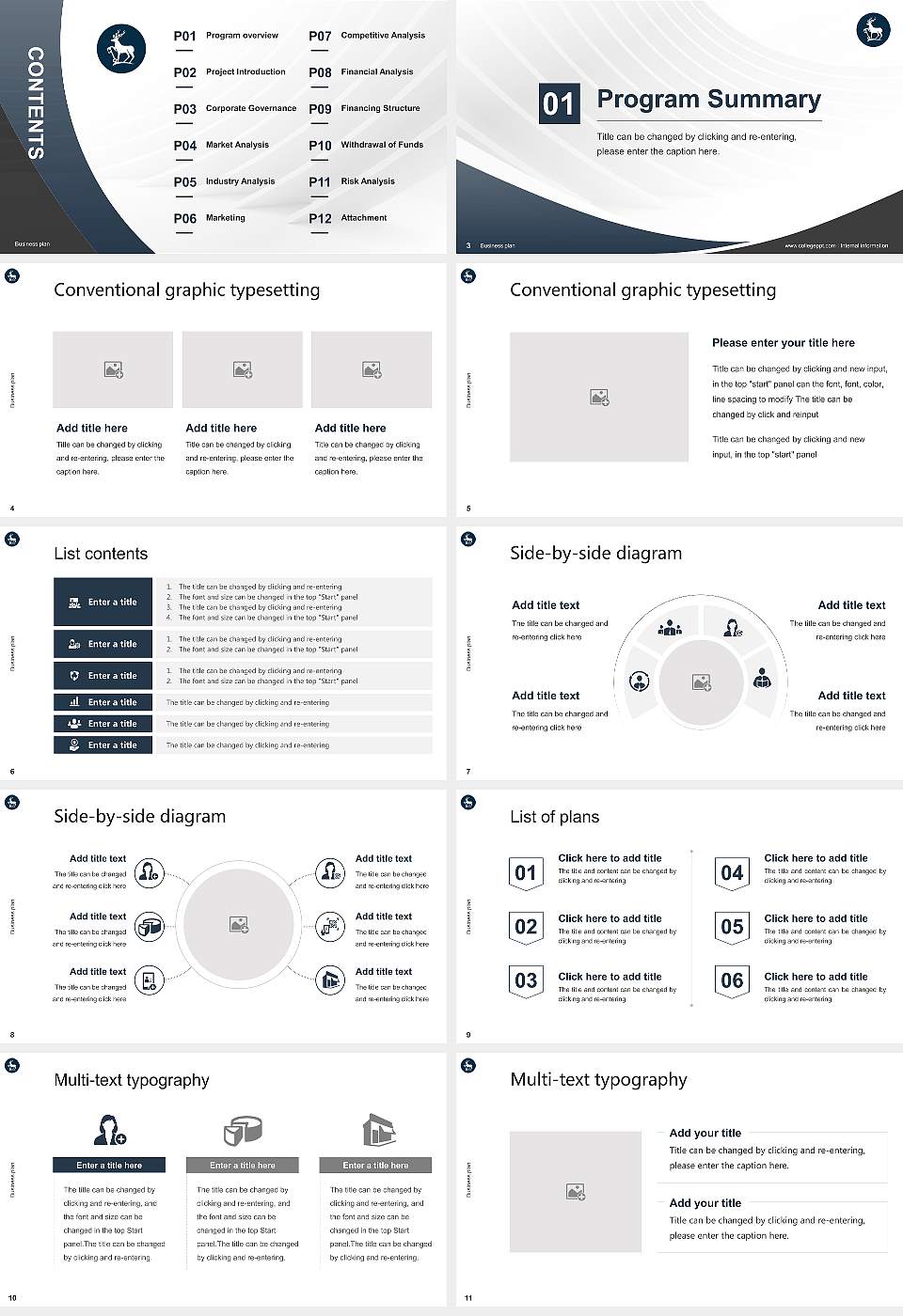 University of Surrey Competition/Entrepreneurship Contest PPT Template16:9 ratio PPT effect preview image2