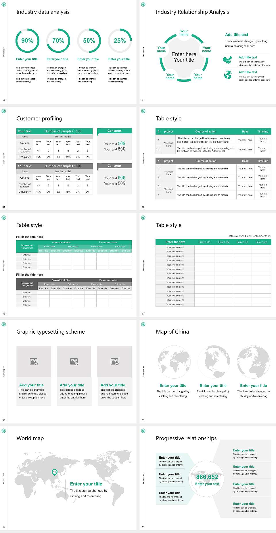 Yuhan College Competition/Entrepreneurship Contest PPT Template4:3 ratio PPT effect preview image5