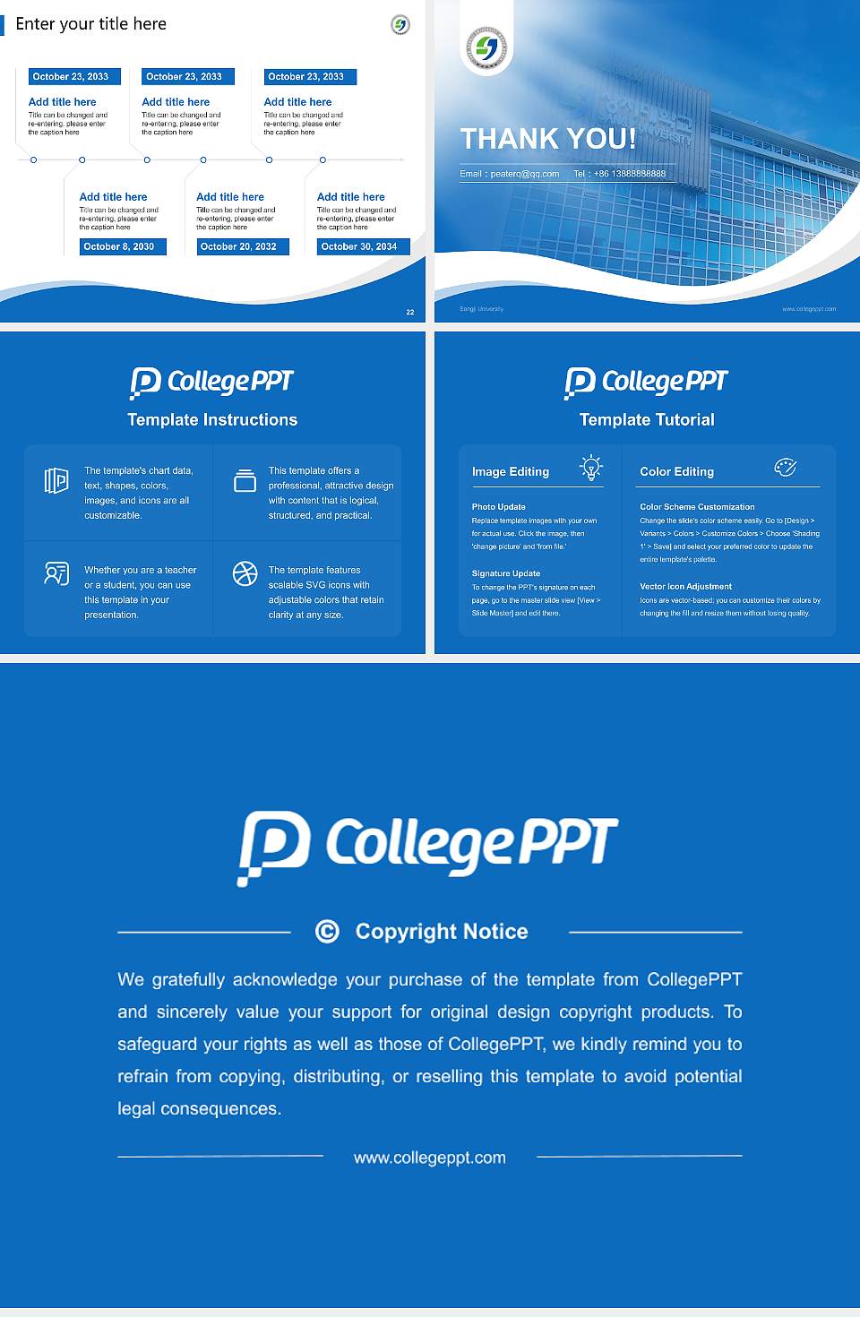 Sangji University Lecture Sharing and Networking Event PPT Template4:3 ratio PPT effect preview image4