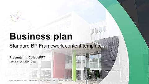 Iwate University of Health and Medical Sciences Competition/Entrepreneurship Contest PPT Template