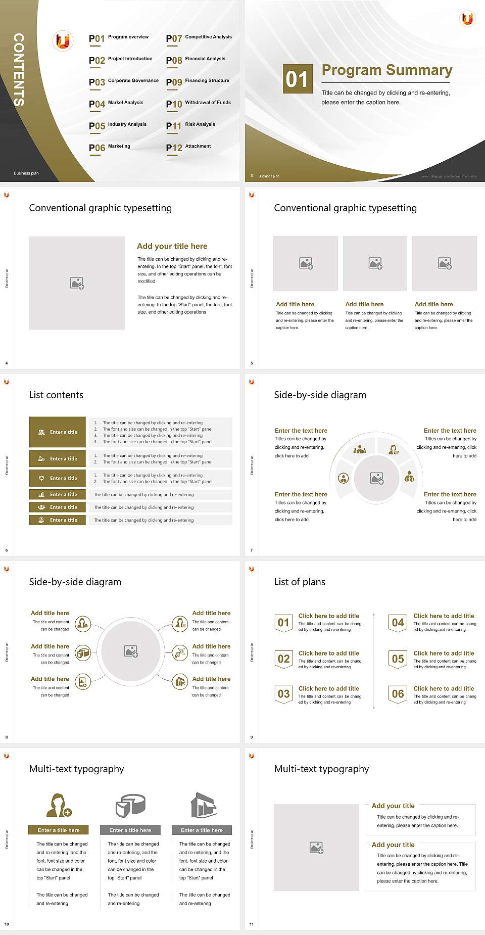 Teesside University Competition/Entrepreneurship Contest PPT Template4:3 ratio PPT effect preview image2