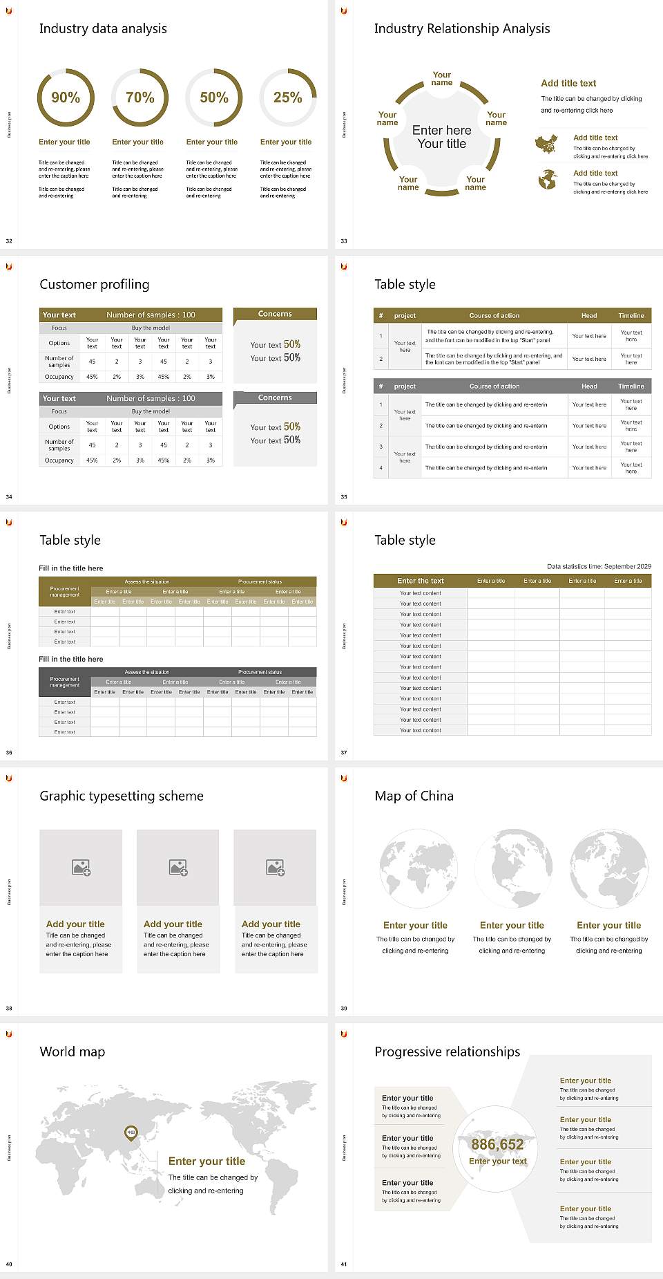 Teesside University Competition/Entrepreneurship Contest PPT Template4:3 ratio PPT effect preview image5