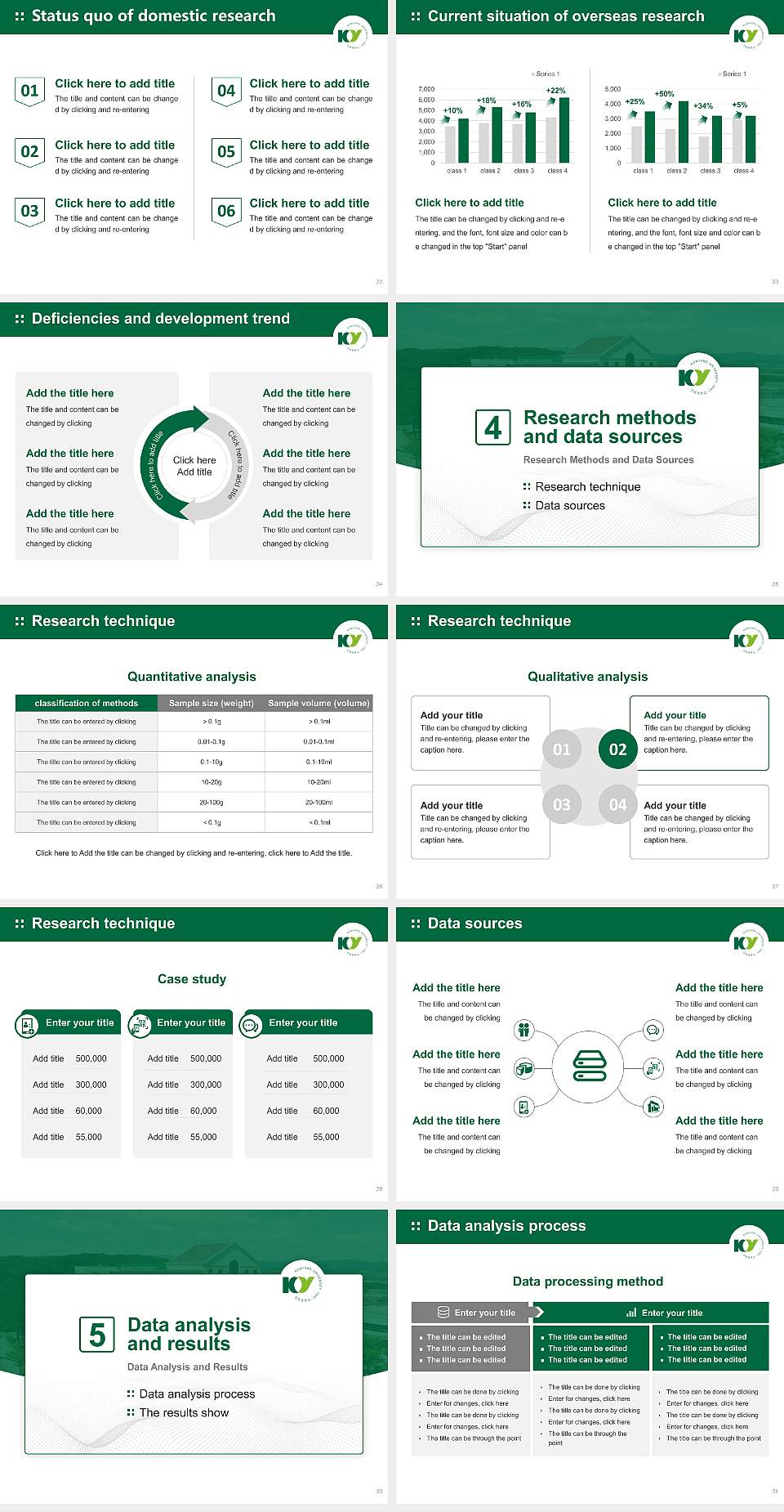 Konyang University Graduation Thesis Defense PPT Template4:3 ratio PPT effect preview image4