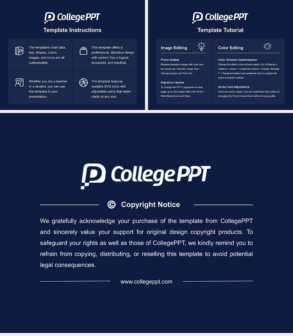 Hongik University Course/Courseware Creation PPT Template4:3 ratio PPT effect preview image5