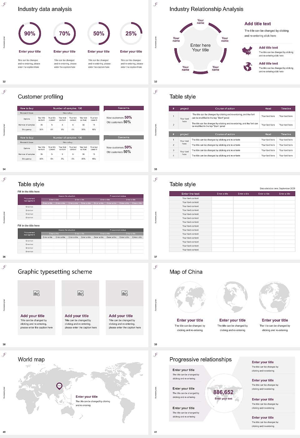Chikushi Jogakuen University Competition/Entrepreneurship Contest PPT Template16:9 ratio PPT effect preview image5