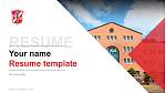 Keimyung College Resume Templat PPT