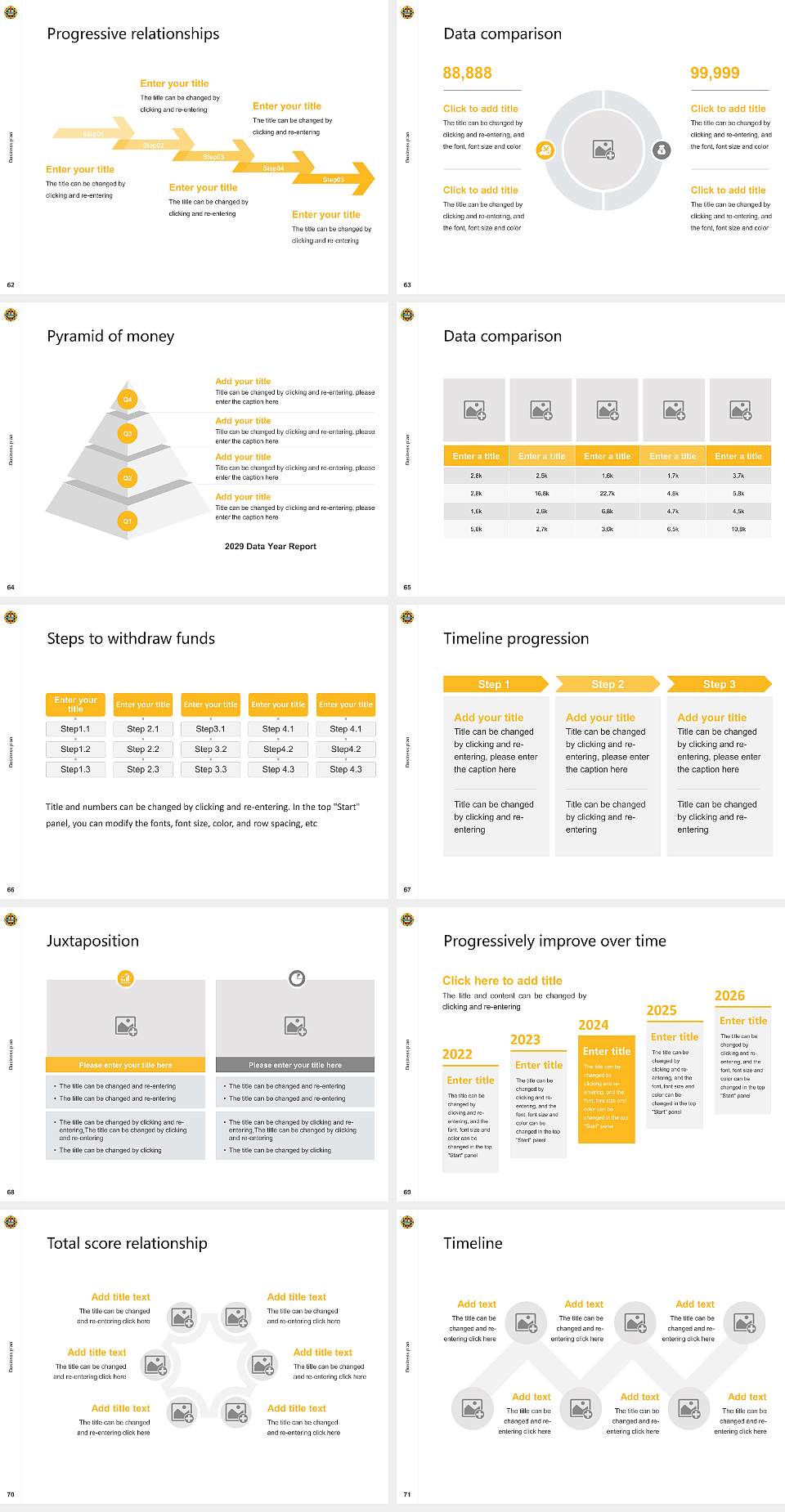 Joong-ang Sangha University Competition/Entrepreneurship Contest PPT Template4:3 ratio PPT effect preview image8