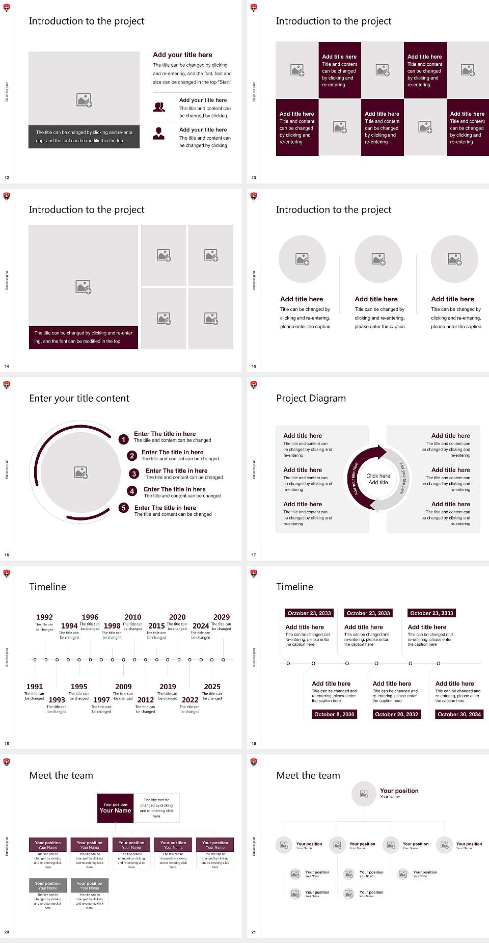 Leeds Trinity University Competition/Entrepreneurship Contest PPT Template4:3 ratio PPT effect preview image3
