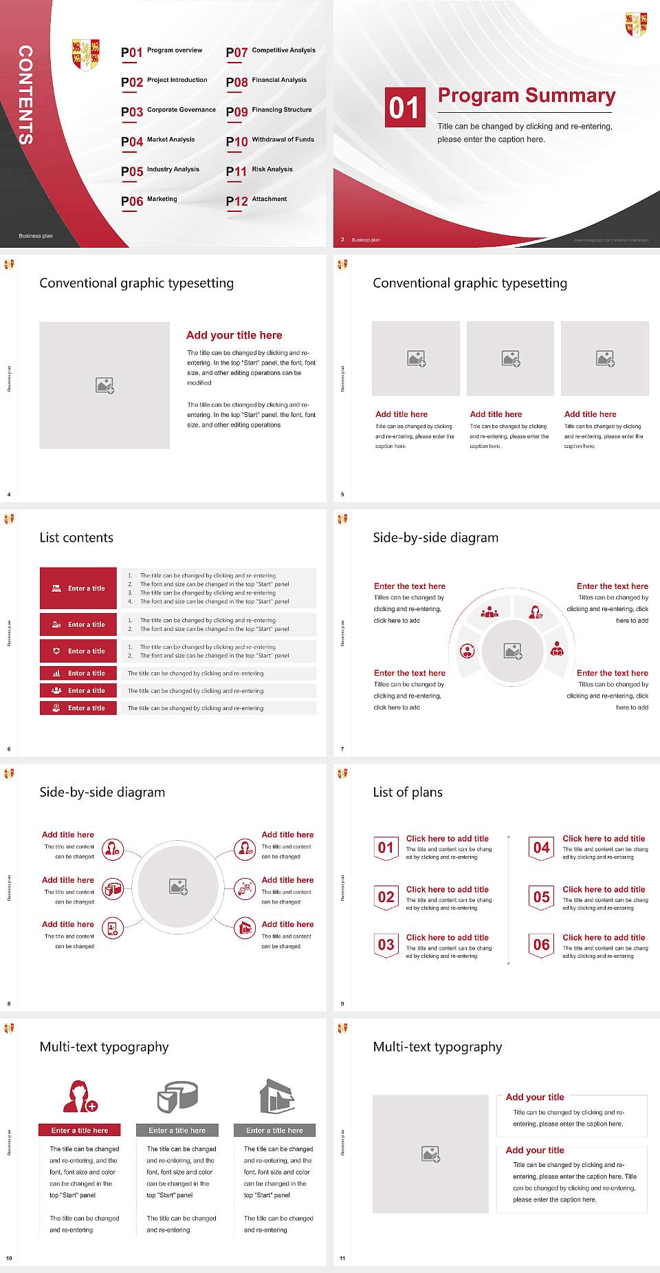 Bangor University Competition/Entrepreneurship Contest PPT Template4:3 ratio PPT effect preview image2