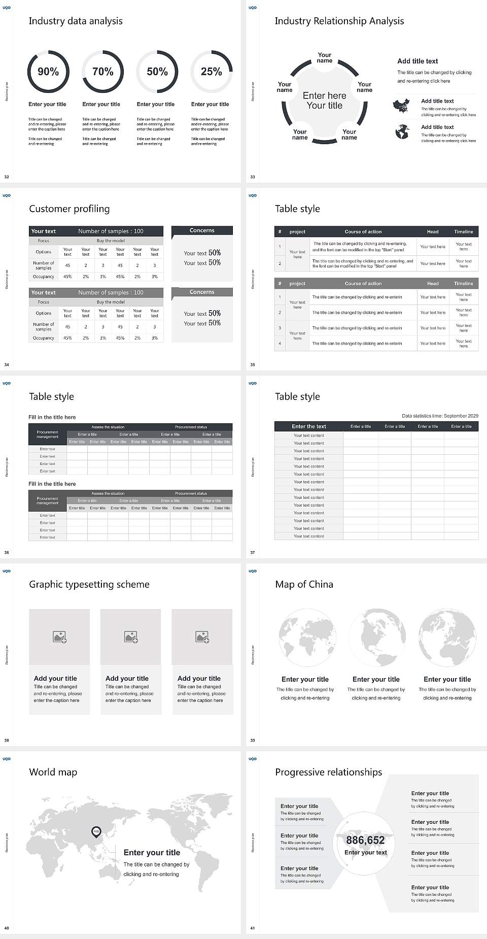 University of Quebec in Outaouais Competition/Entrepreneurship Contest PPT Template4:3 ratio PPT effect preview image5