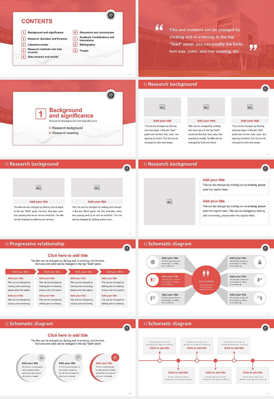 Kaywon University of Art and Design Graduation Thesis Defense PPT Template16:9 ratio PPT effect preview image2