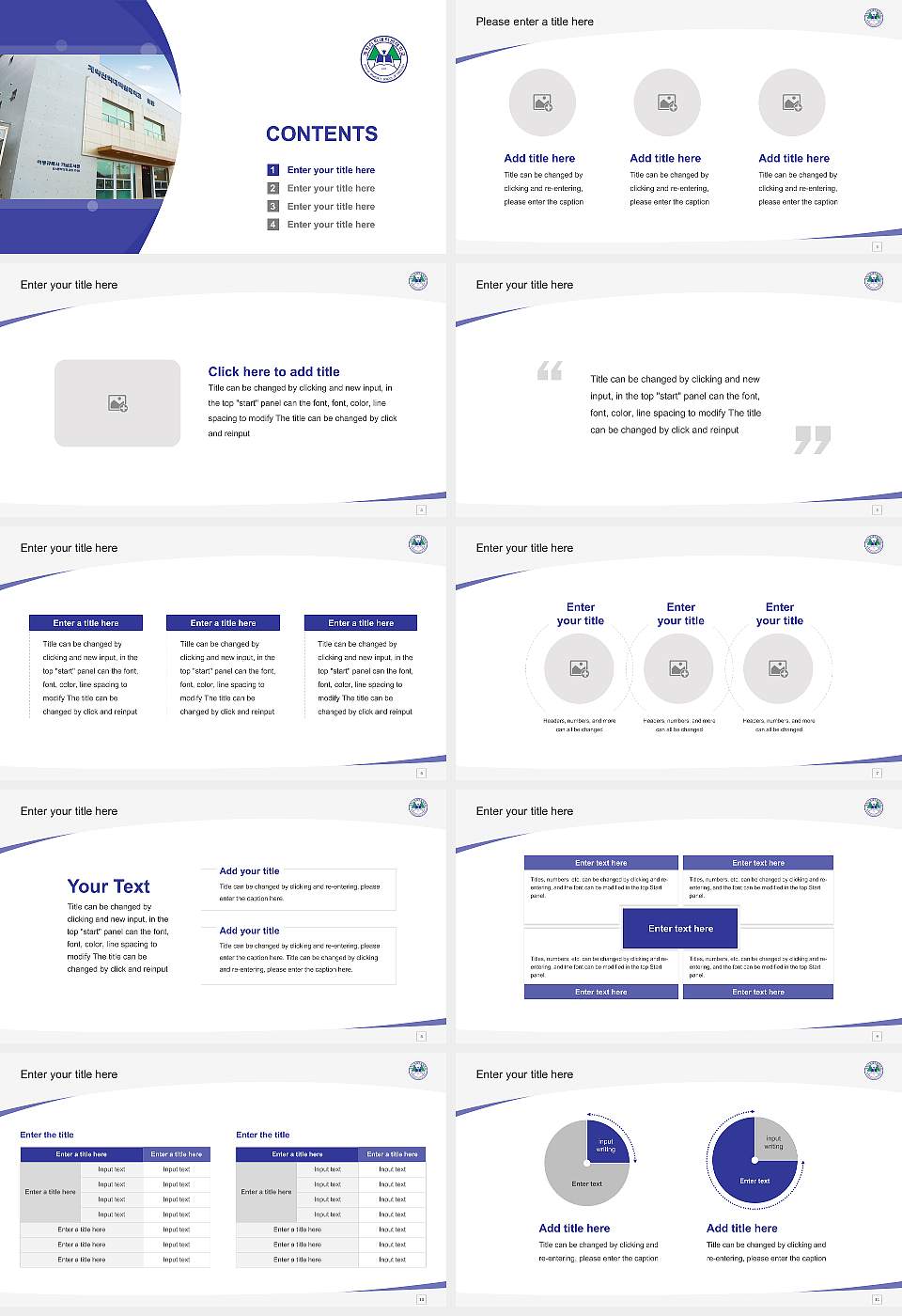 Kyeyak Graduate School of Theology Course/Courseware Creation PPT Template16:9 ratio PPT effect preview image2