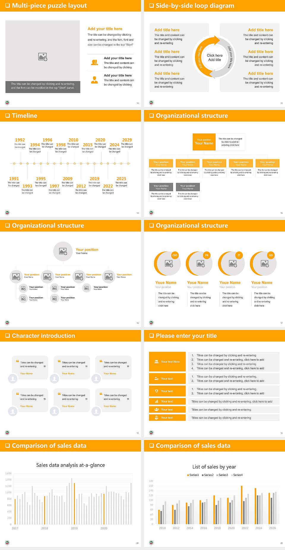 Howon University General Purpose PPT Template4:3 ratio PPT effect preview image3