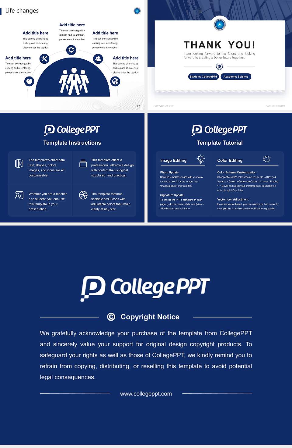 Sahmyook University National Scholarship Defense PPT Template4:3 ratio PPT effect preview image4
