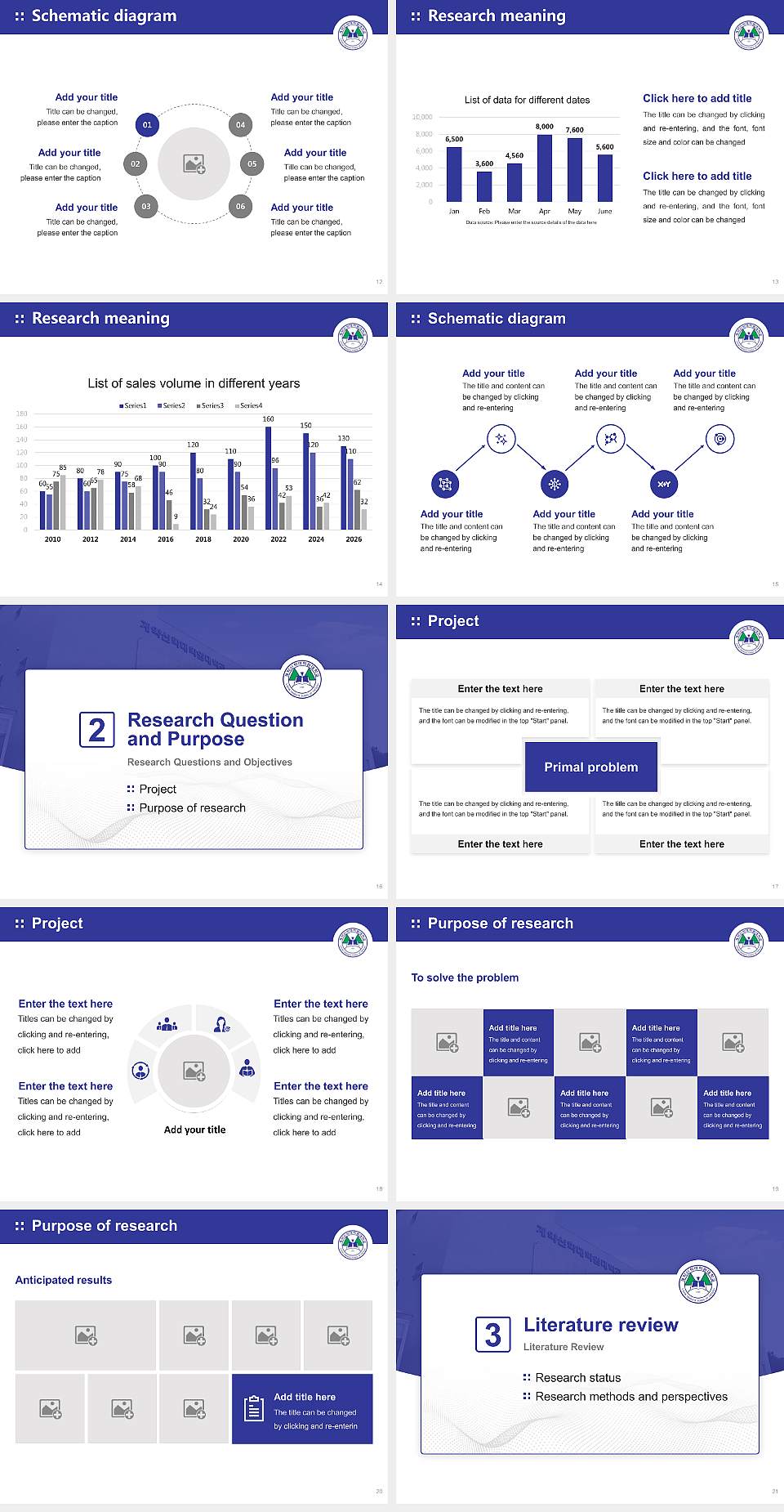 Kyeyak Graduate School of Theology Graduation Thesis Defense PPT Template4:3 ratio PPT effect preview image3