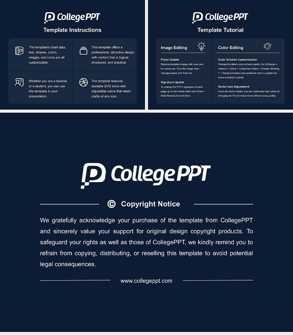 Kyungbuk College Course/Courseware Creation PPT Template4:3 ratio PPT effect preview image5