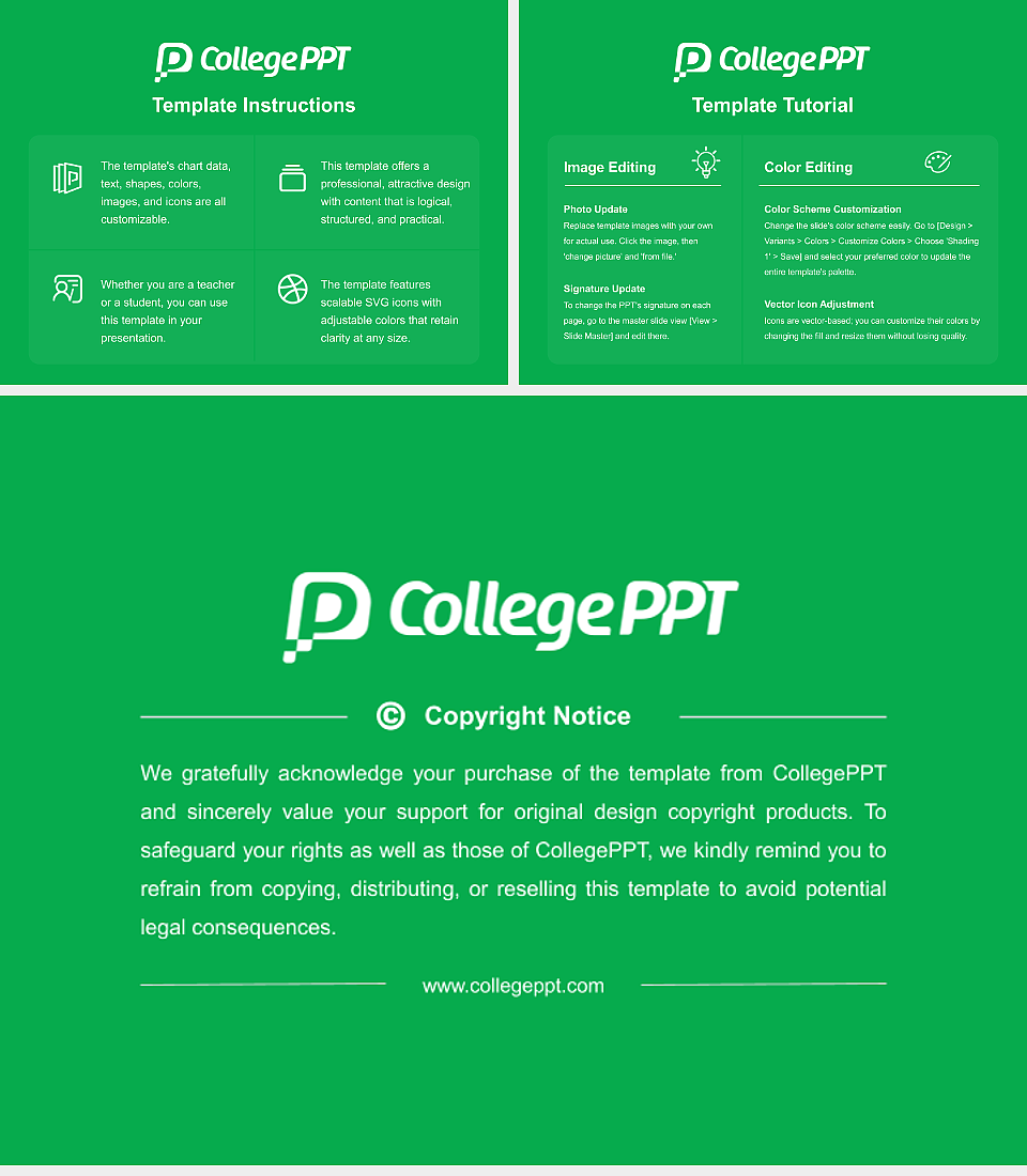 Saekyung College Course/Courseware Creation PPT Template_Slide preview image5