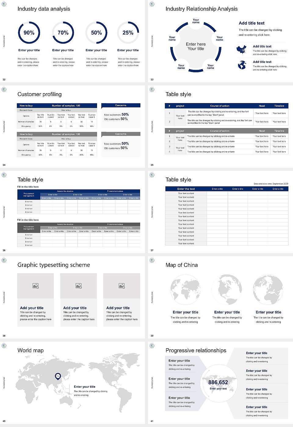 Gangdong University Competition/Entrepreneurship Contest PPT Template16:9 ratio PPT effect preview image5