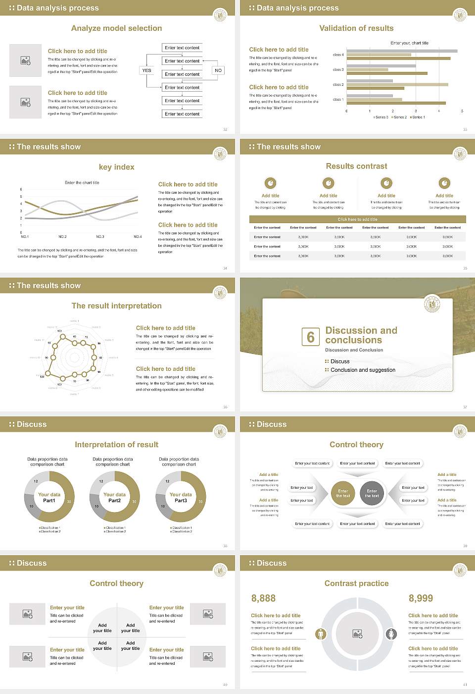 Silla University Graduation Thesis Defense PPT Template16:9 ratio PPT effect preview image5