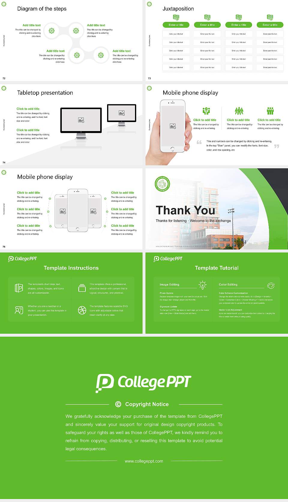 Gyeonggi University of Science and Technology Competition/Entrepreneurship Contest PPT Template16:9 ratio PPT effect preview image9