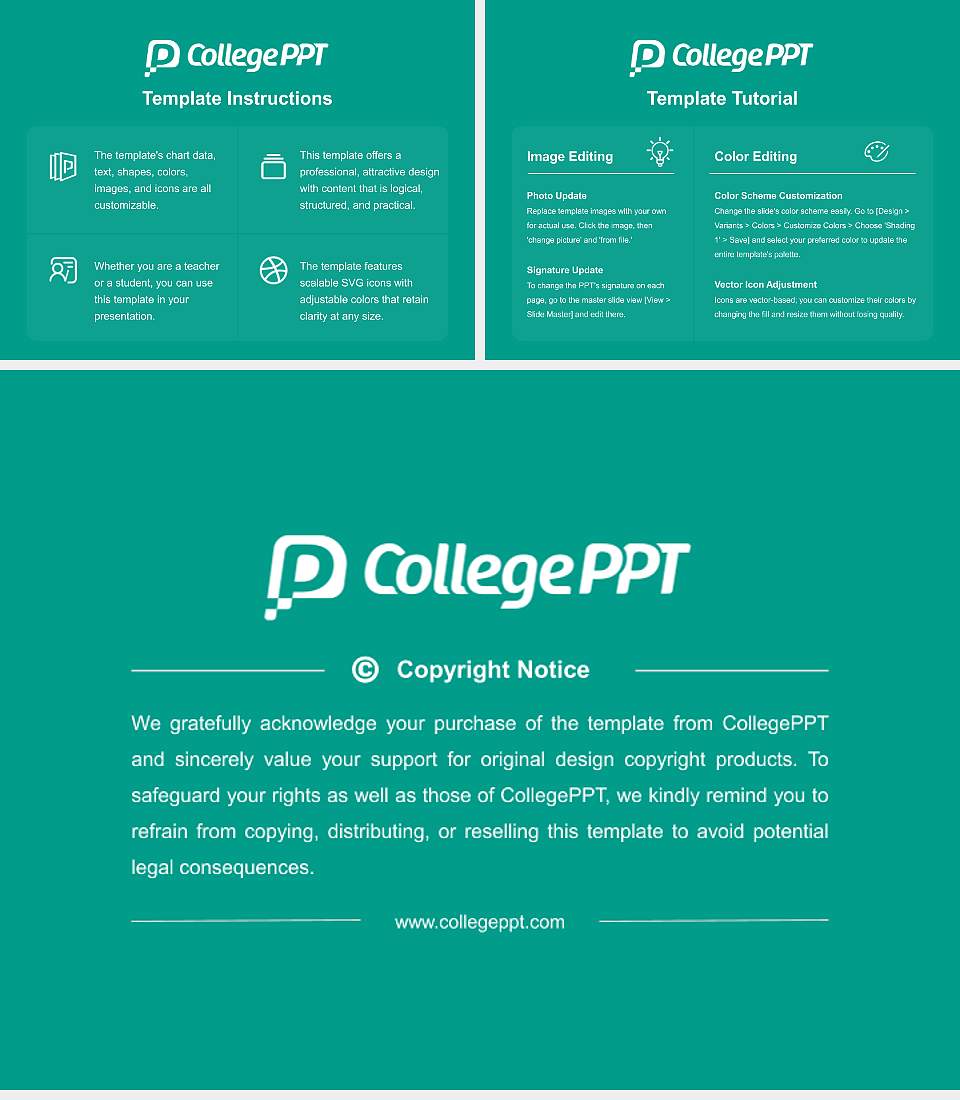 Doowon Technical University College Course/Courseware Creation PPT Template4:3 ratio PPT effect preview image5