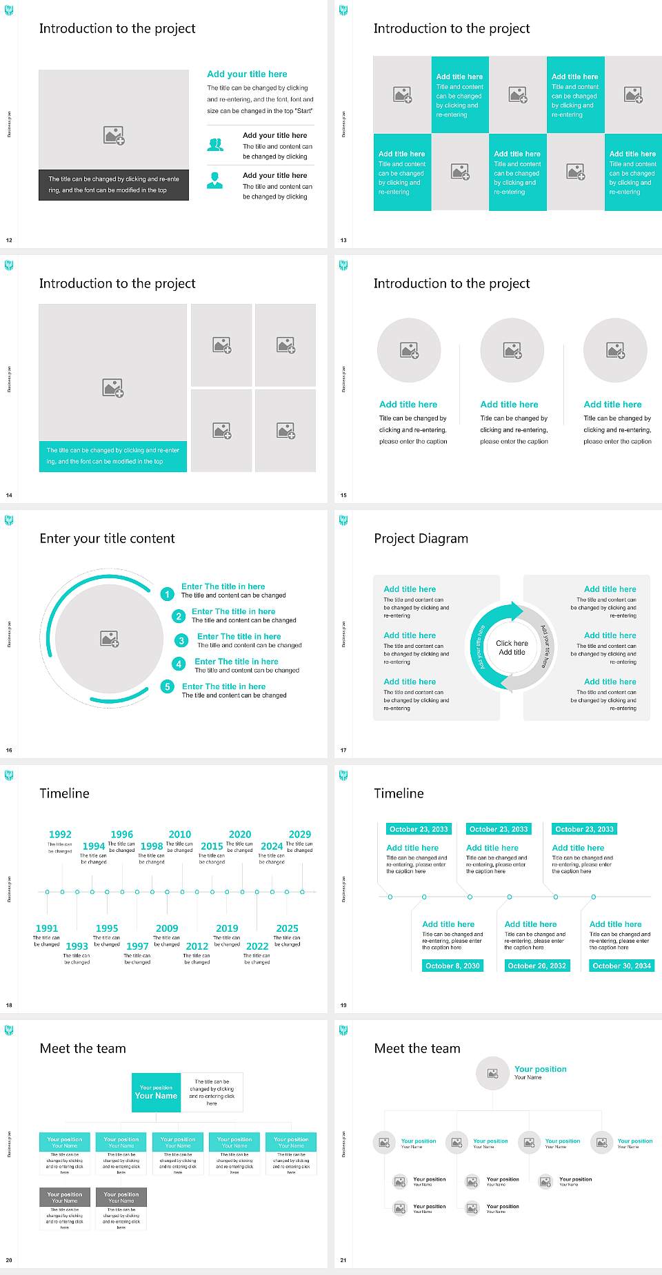 University of East London Competition/Entrepreneurship Contest PPT Template4:3 ratio PPT effect preview image3