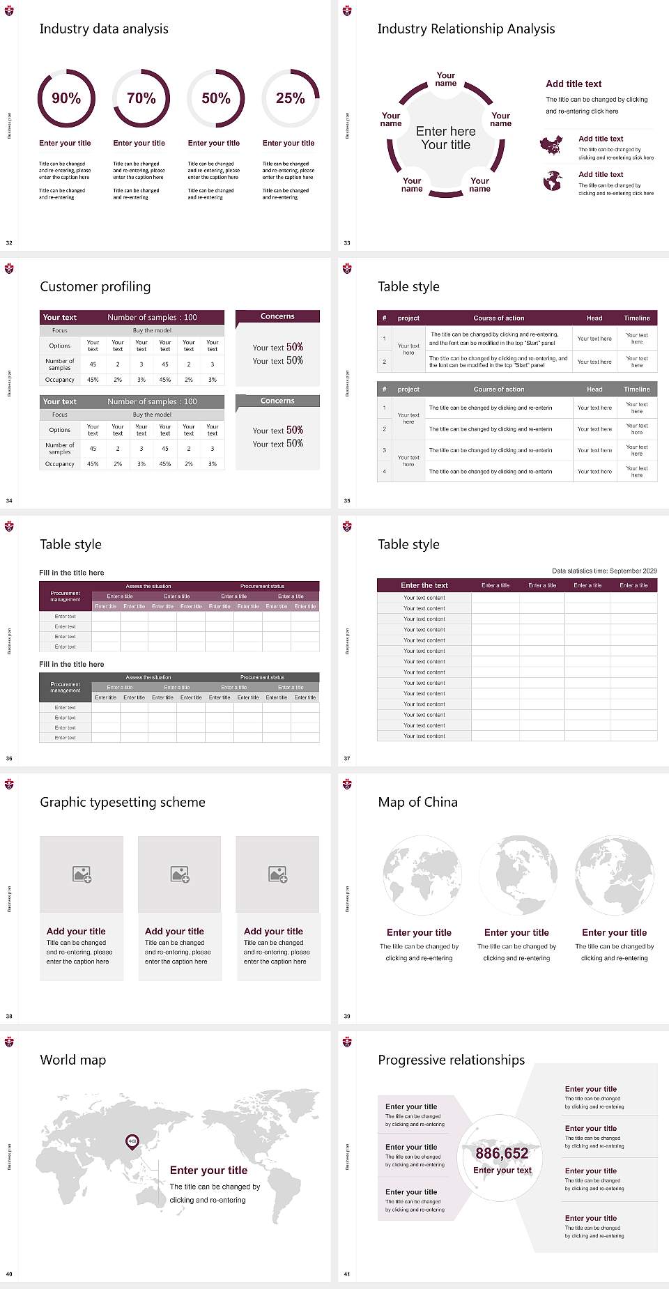 Saint Mary’s University Competition/Entrepreneurship Contest PPT Template4:3 ratio PPT effect preview image5