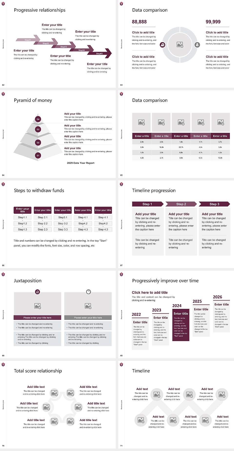 Saint Mary’s University Competition/Entrepreneurship Contest PPT Template4:3 ratio PPT effect preview image8