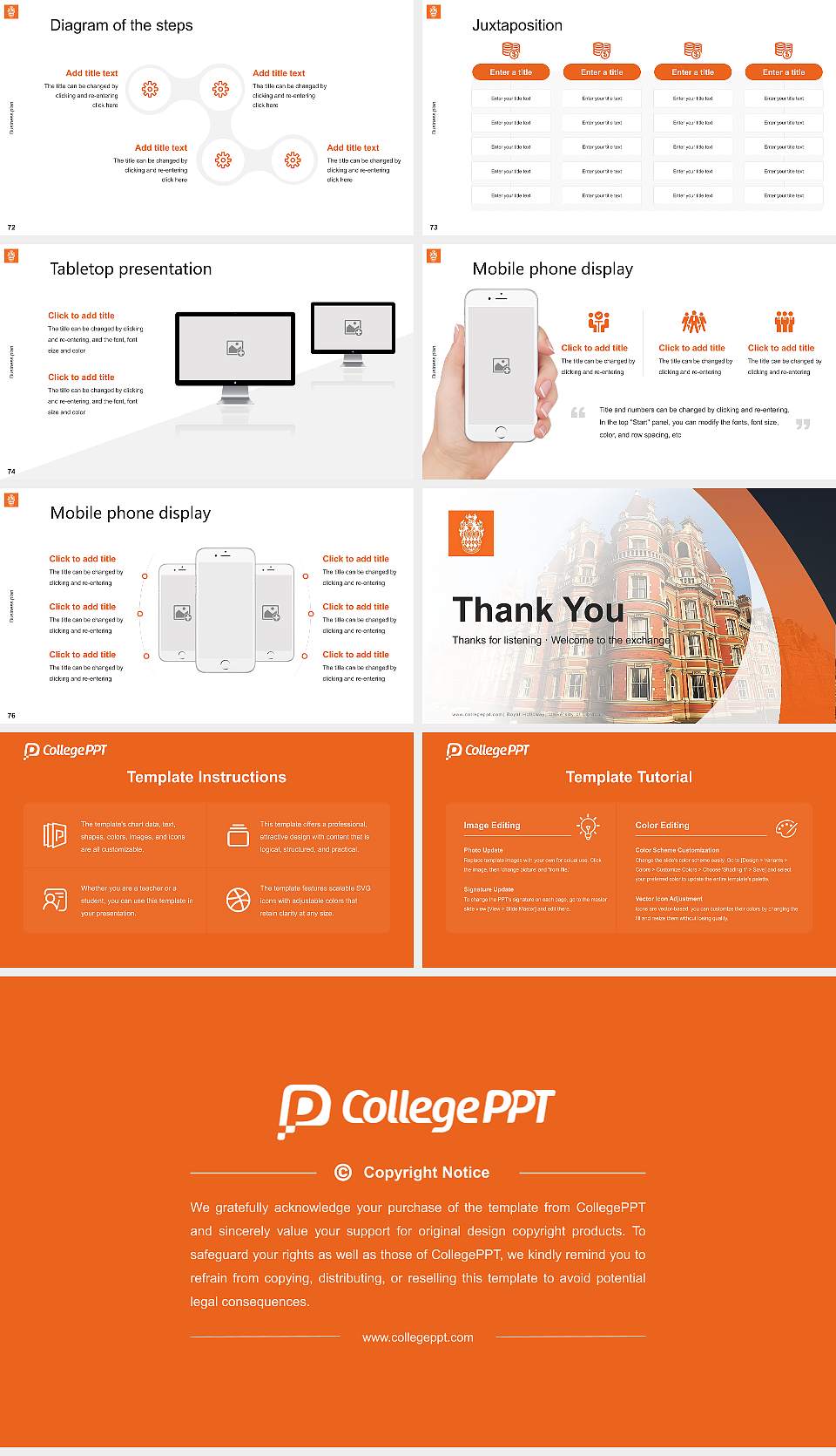 Royal Holloway, University of London Competition/Entrepreneurship Contest PPT Template16:9 ratio PPT effect preview image9