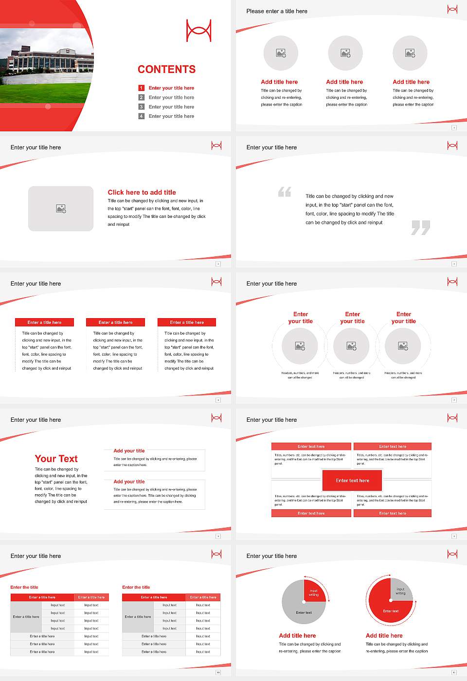 Hanzhung University Course/Courseware Creation PPT Template16:9 ratio PPT effect preview image2