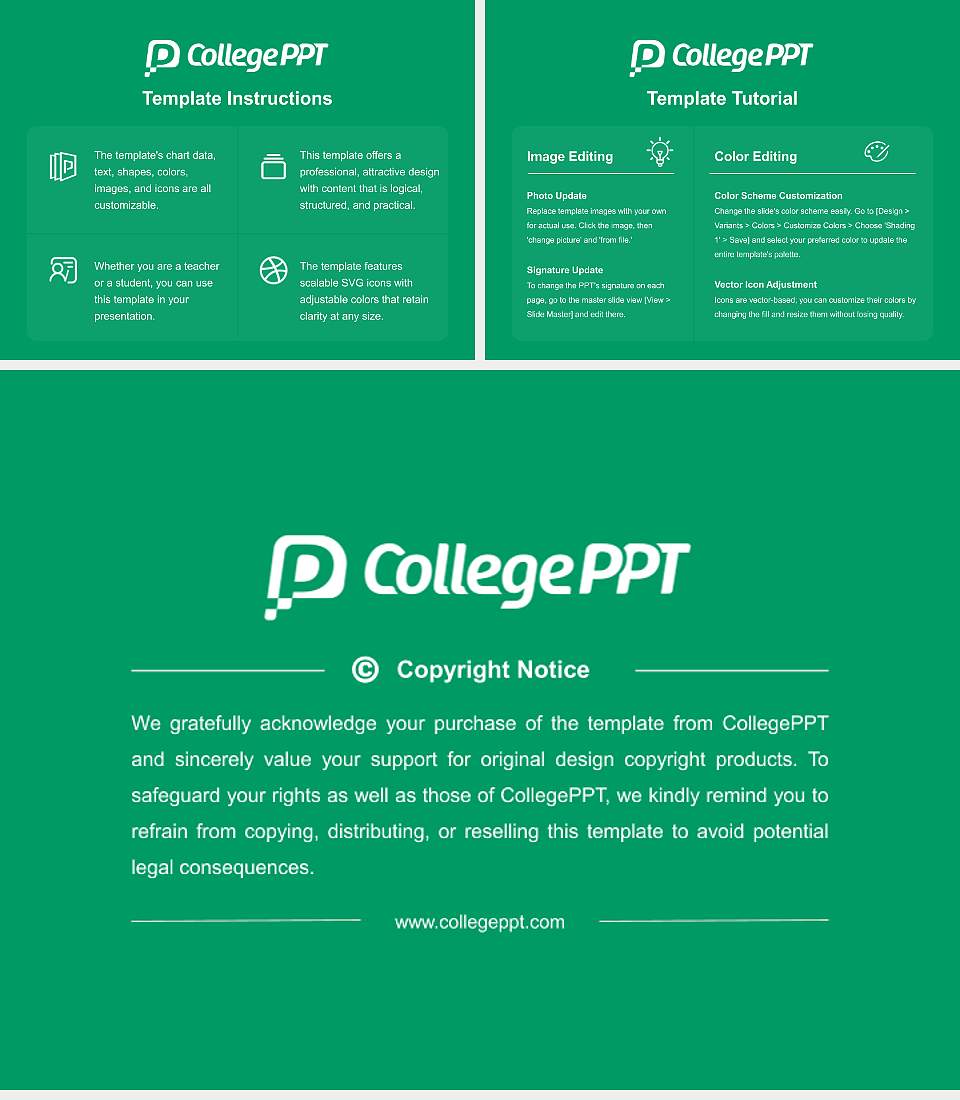Pyeongtaek University Course/Courseware Creation PPT Template4:3 ratio PPT effect preview image5