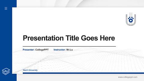 Hanil University Thesis Proposal/Graduation Defense PPT Template