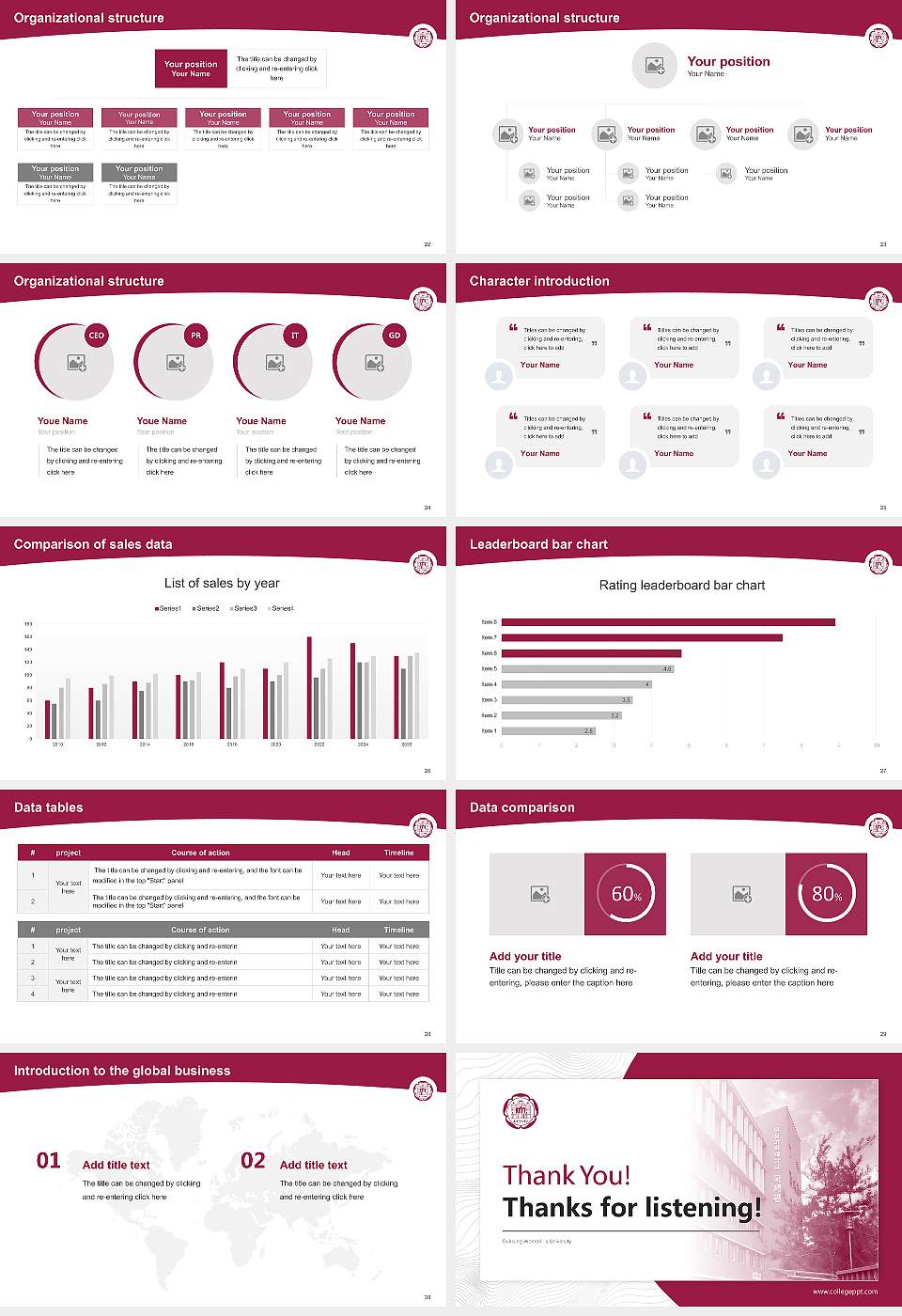 Duksung Women’s University Academic Presentation/Research Findings Report PPT Template16:9 ratio PPT effect preview image4