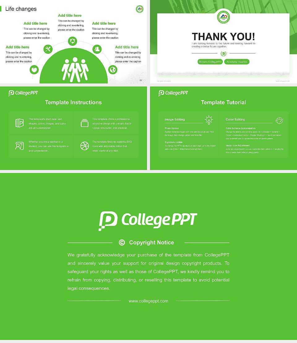 Songwon University National Scholarship Defense PPT Template16:9 ratio PPT effect preview image4