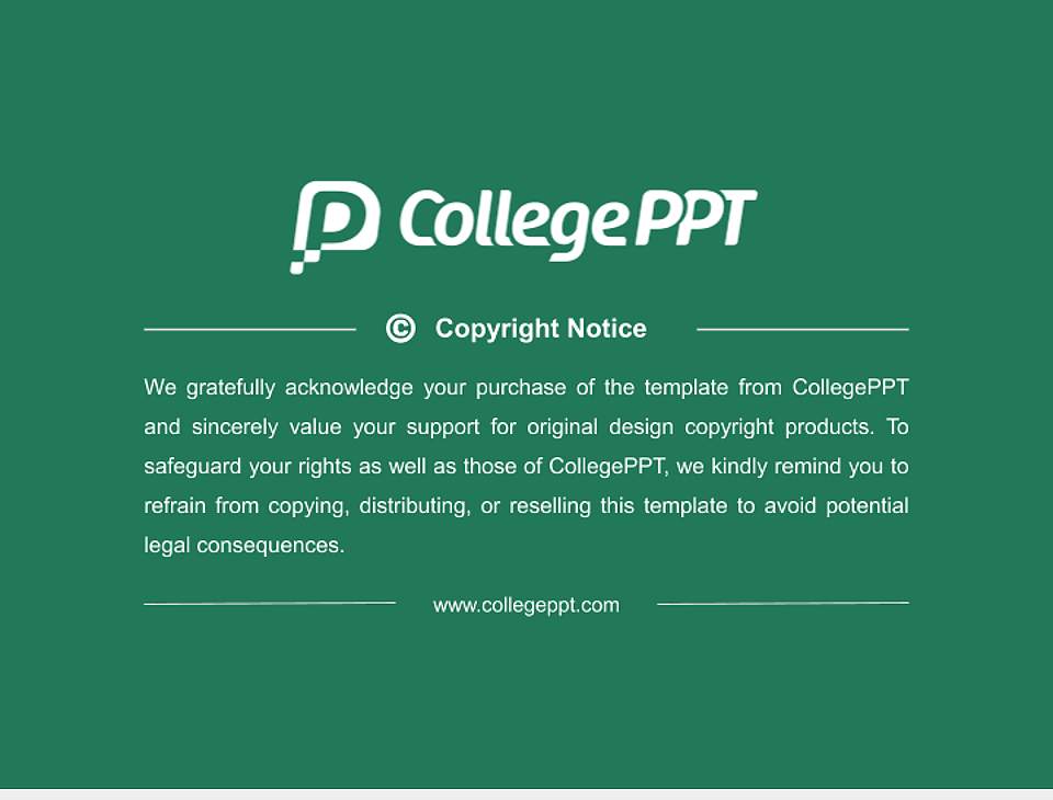 Jinju Health College Resume PPT Template4:3 ratio PPT effect preview image5