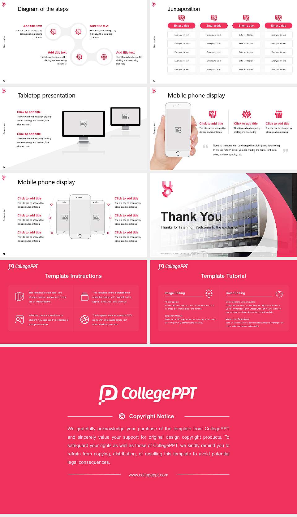 University College of Osteopathy Competition/Entrepreneurship Contest PPT Template16:9 ratio PPT effect preview image9