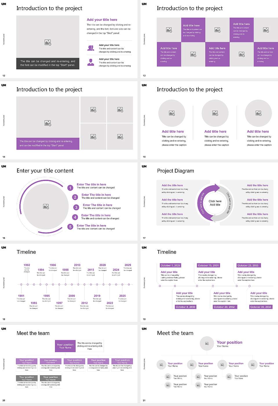 University of Hertfordshire Competition/Entrepreneurship Contest PPT Template16:9 ratio PPT effect preview image3