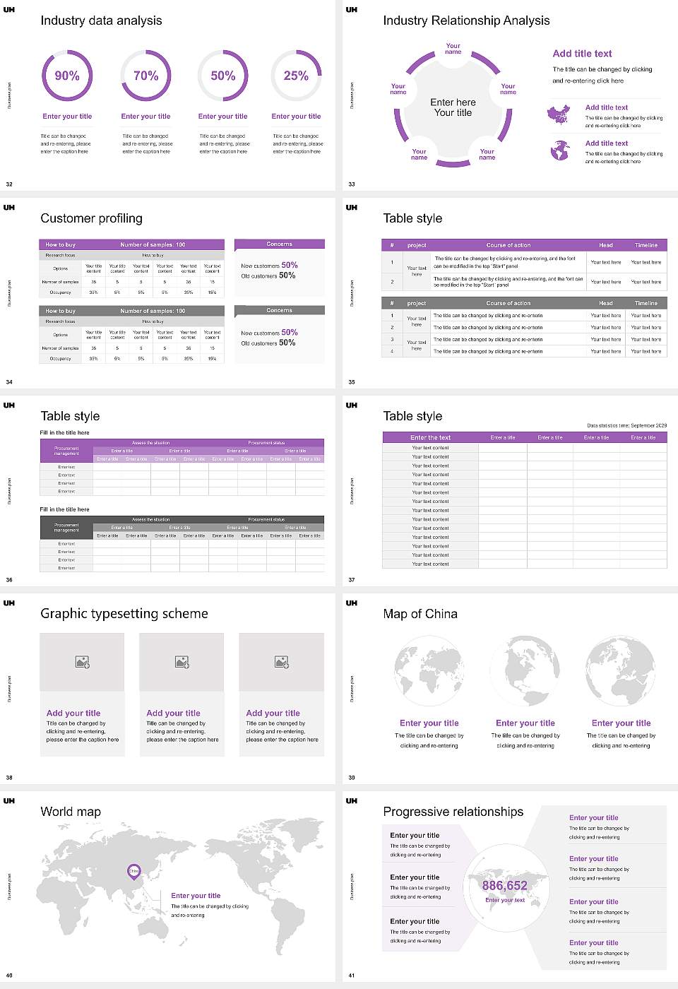University of Hertfordshire Competition/Entrepreneurship Contest PPT Template16:9 ratio PPT effect preview image5