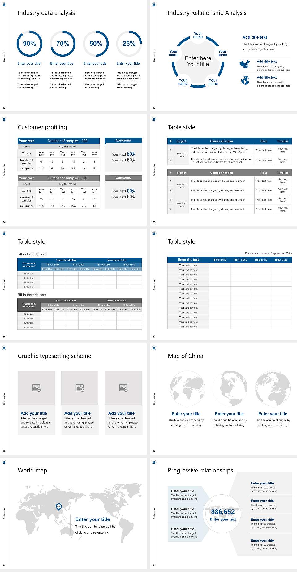 Information and Communications University Competition/Entrepreneurship Contest PPT Template4:3 ratio PPT effect preview image5