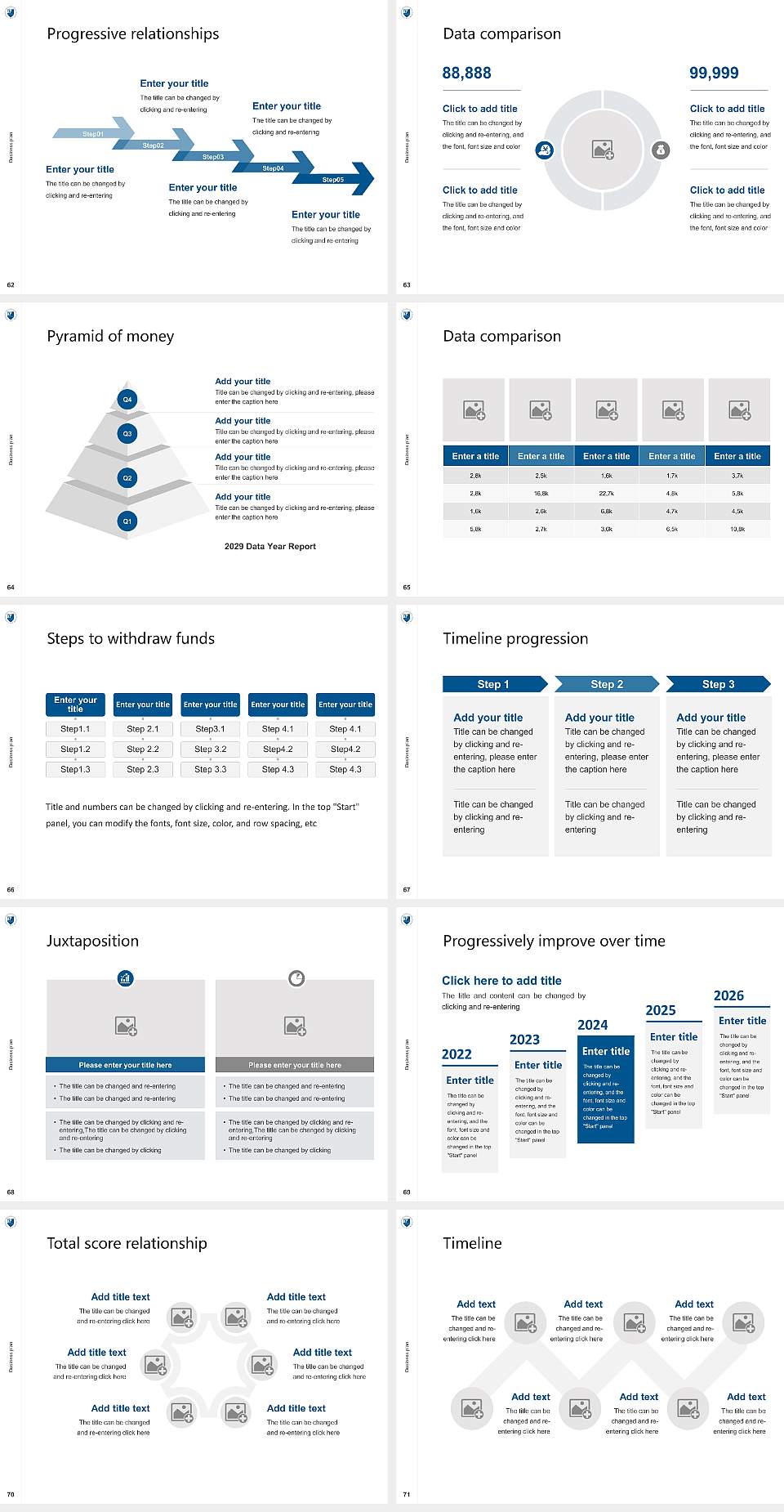 Information and Communications University Competition/Entrepreneurship Contest PPT Template4:3 ratio PPT effect preview image8