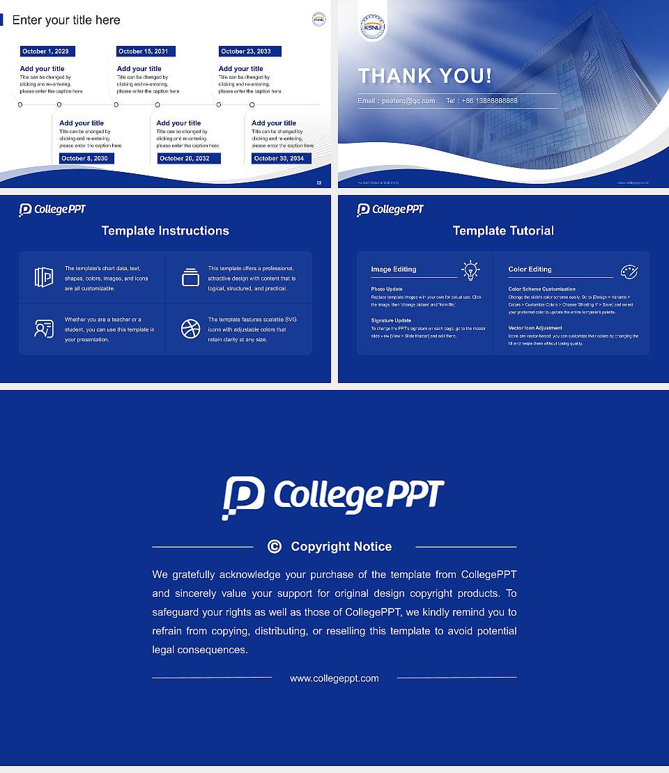 Kunsan National University Lecture Sharing and Networking Event PPT Template16:9 ratio PPT effect preview image4