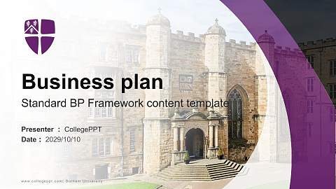 Durham University Competition/Entrepreneurship Contest PPT Template
