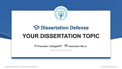 Jangan University Graduation Thesis Defense PPT Template