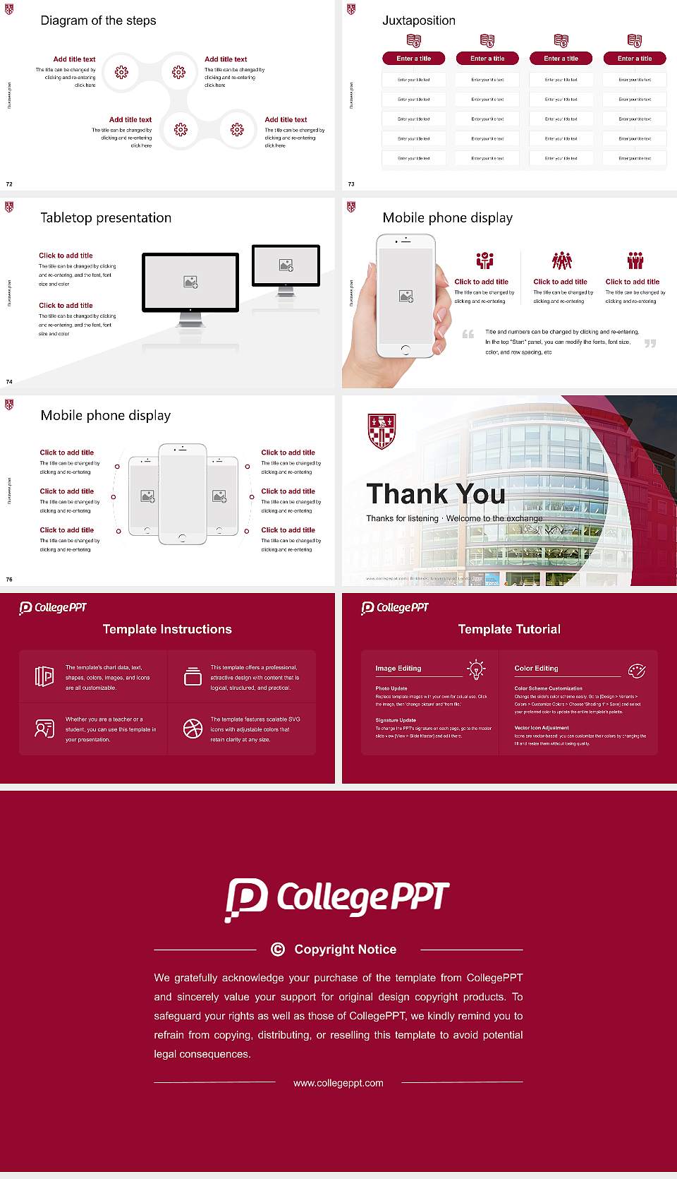 Birkbeck, University of London Competition/Entrepreneurship Contest PPT Template16:9 ratio PPT effect preview image9