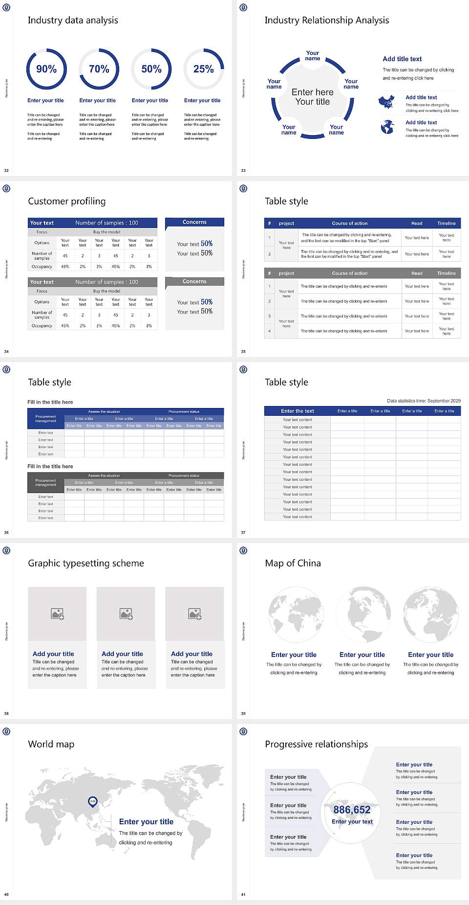 Anyang University Competition/Entrepreneurship Contest PPT Template4:3 ratio PPT effect preview image5
