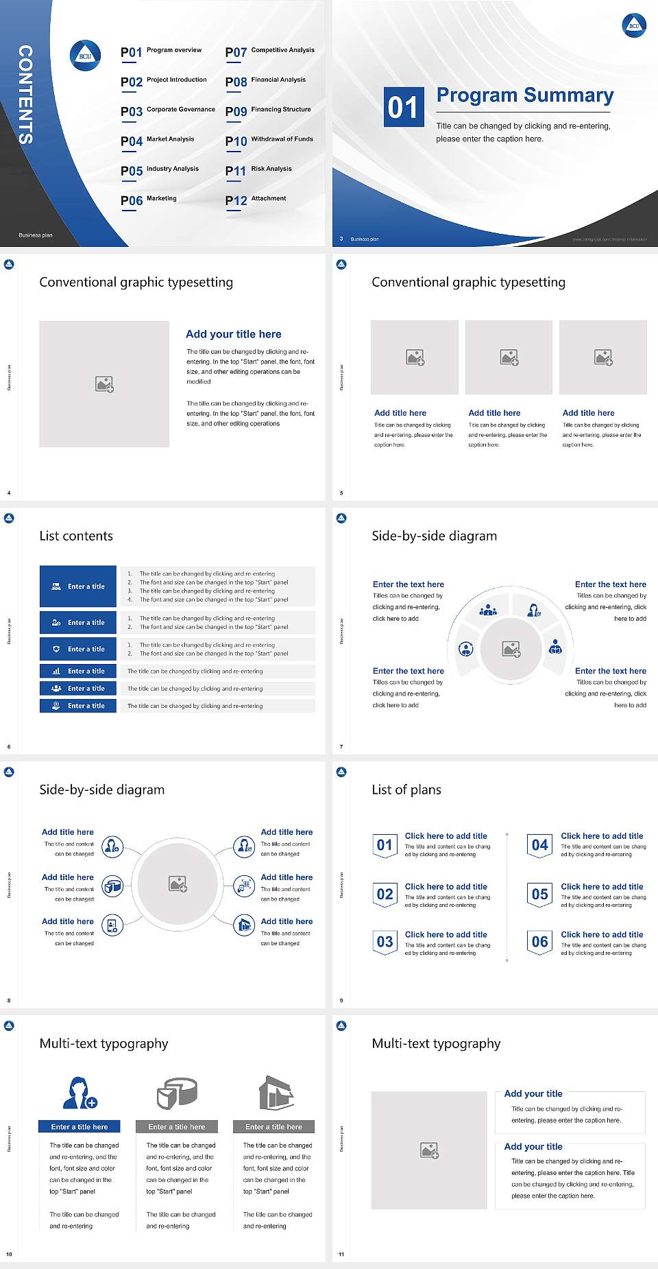 Baekseok Culture University Competition/Entrepreneurship Contest PPT Template4:3 ratio PPT effect preview image2